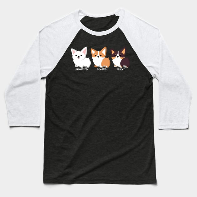 Corgi Chart Baseball T-Shirt by TaylorRoss1